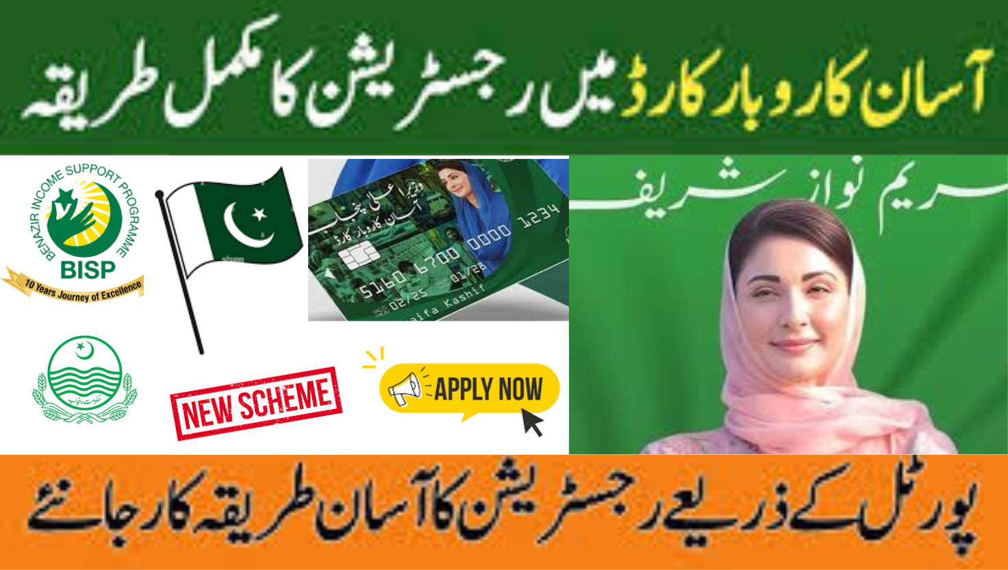 CM Punjab Asaan Karobar Card scheme